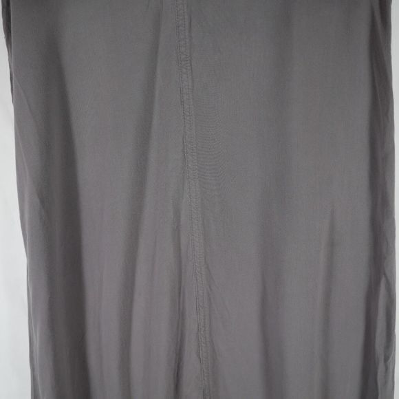Calvin Klein Jeans Women's V-neck Thin Strap Gray Midi Dress Lightweight Size S - Picture 8 of 13